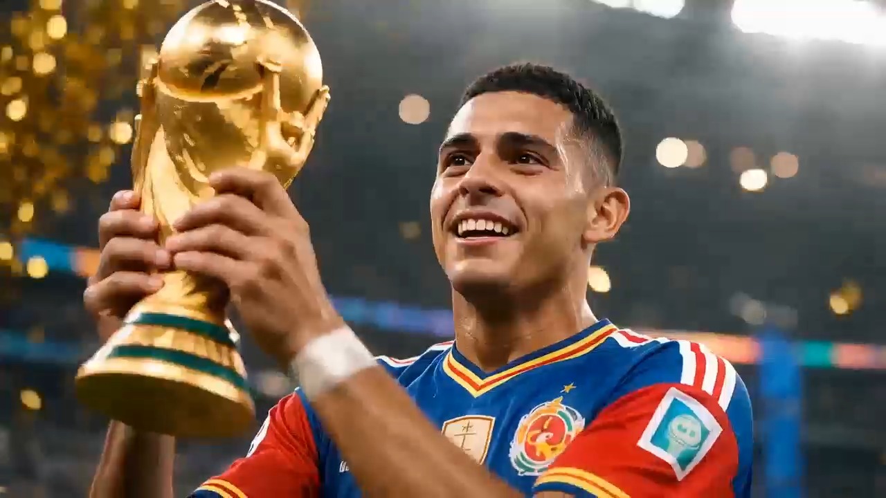 Football’s Pinnacle Moment  - AI video generator showcase example